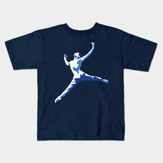 Ballet Dancer Kids T-Shirt by Malikom